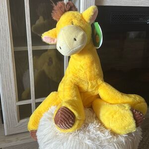 Giggle & scope Yellow Baby Giraffe stuffed animal plush NWT